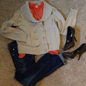 Double Button Sweater